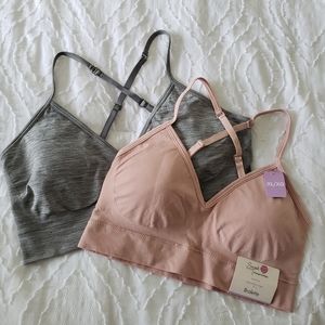 2 Pk SECRET TREASURES Bralette Sz XL